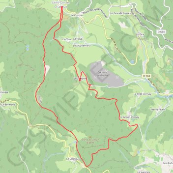 Saint-Cyr-le-Chatout GPS track, route, trail