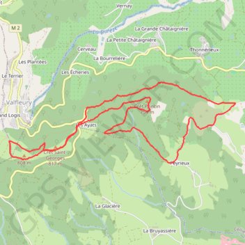 Croix Blanche GPS track, route, trail