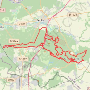 VTT GPS track, route, trail
