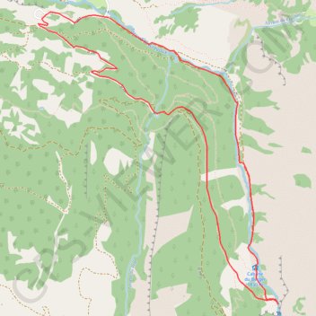 La Cascade de Razis GPS track, route, trail