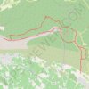 Sainte Victoire entre Pourrières et Puyloubier GPS track, route, trail