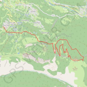 Les Grandes Têtes GPS track, route, trail