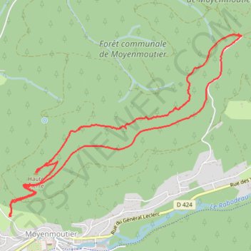 Moyenmoutier GPS track, route, trail