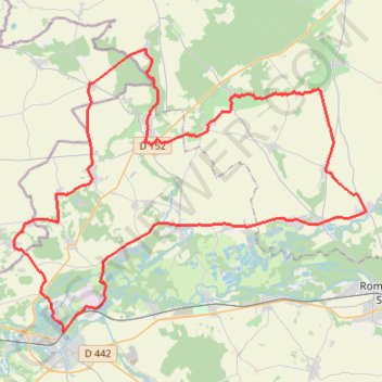 Vignoble de Champagne et Vallée de la Noxe GPS track, route, trail