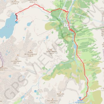 Rando Pyrénées - Jour 3 GPS track, route, trail