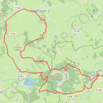 Mezenc et Loire sauvage - À la conquête des grands espaces GPS track, route, trail
