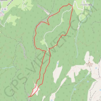 Belvédère Arpison (de la Ruchère) GPS track, route, trail