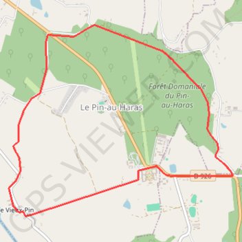 Versailles du cheval - Le Pin au Haras GPS track, route, trail