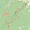 Chatte pendue GPS track, route, trail
