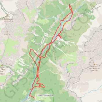 Sixt - Cirque du Fer à Cheval GPS track, route, trail
