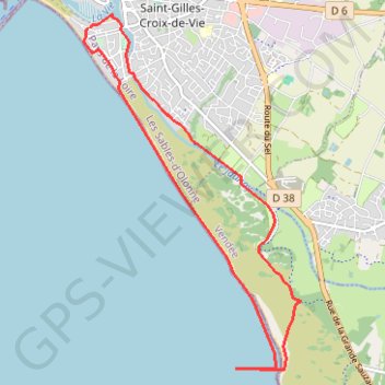 Côte de Lumière, Saint Gilles-Le Jaunay GPS track, route, trail