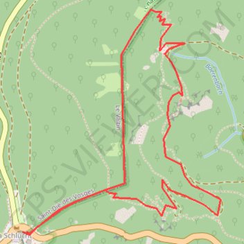 Schlucht - Hirschsteine GPS track, route, trail