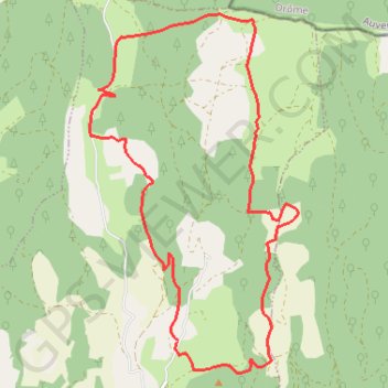 Le contadour GPS track, route, trail