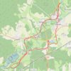 Circuit avec piste cyclable de Villersexel à Bonnal GPS track, route, trail