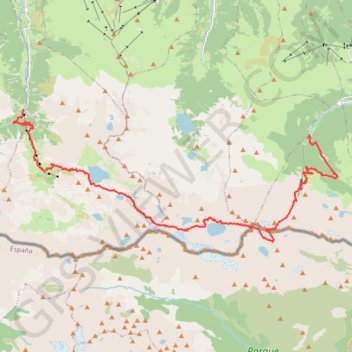 Les Gourgs Blancs GPS track, route, trail
