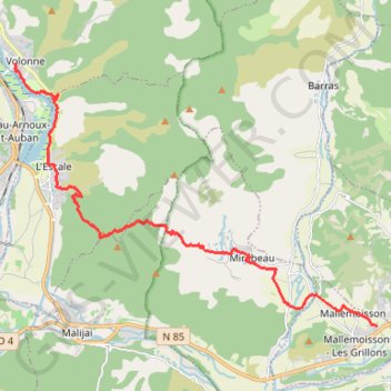 12-gtvtt-lalpe-provence GPS track, route, trail
