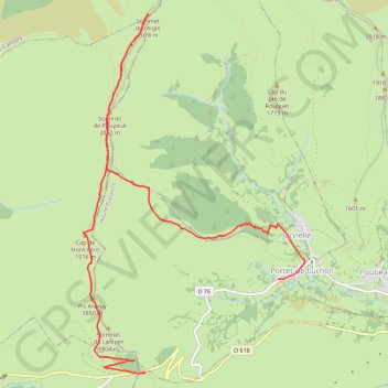 Pic de l'Aigle GPS track, route, trail