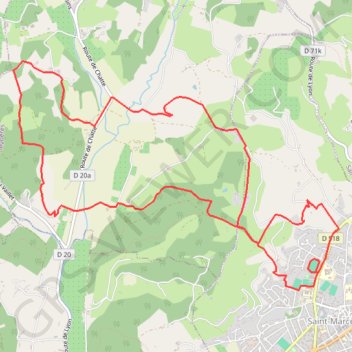 La Rond Du Saint-Marcellin GPS track, route, trail