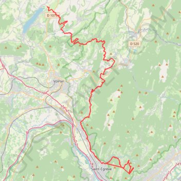 Paladru chartreuse GPS track, route, trail