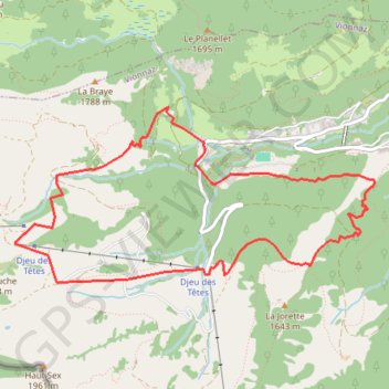 Rando-Parc 2019 - Djeu des Têtes (noir) GPS track, route, trail