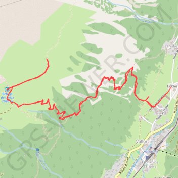 Les chalets de Loriaz GPS track, route, trail