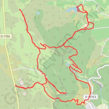 Falaises lauret GPS track, route, trail