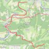 Ascension de la montagne du Lomont depuis Appenans GPS track, route, trail