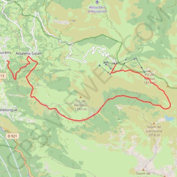 VTT Hautacam Isaby GPS track, route, trail