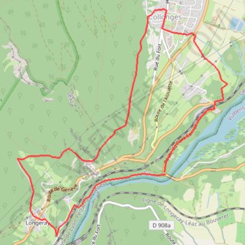 Collonges Longeray GPS track, route, trail