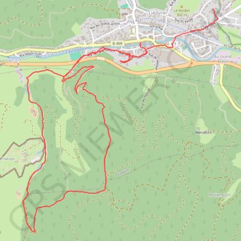 Le Tour du Kast - Lièpvre GPS track, route, trail