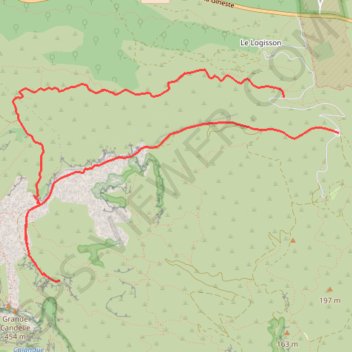 Le Cap Gros par le Vallon de l'Herbe, retour par la crête de l'Estret - Les Calanques GPS track, route, trail