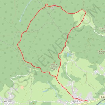 Chemins du Cœur des Vosges - Le Recreux GPS track, route, trail