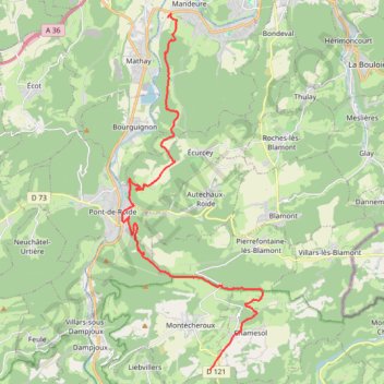 Randonnée du 28/06/2021 à 08:40 GPS track, route, trail