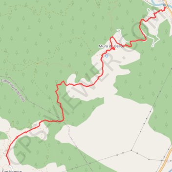 Le chemin de Saint Jacques de Escalona à san vicente de labuerda GPS track, route, trail