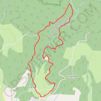 Sentier du patrimoine GPS track, route, trail