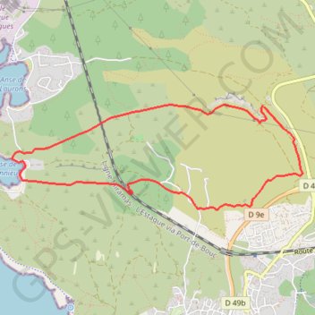 Anse de Bonnieu - Martigues GPS track, route, trail
