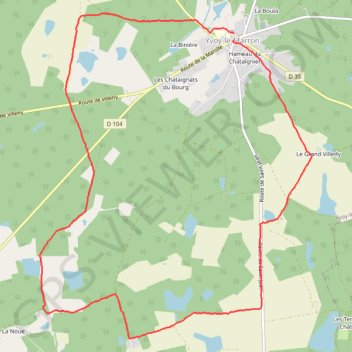 Yvoy-le-Marron GPS track, route, trail