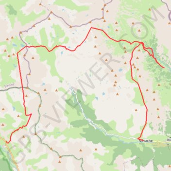 Rando thabor GPS track, route, trail