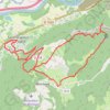 La dent de Moirans depuis Saint-Quentin-sur-Isère GPS track, route, trail