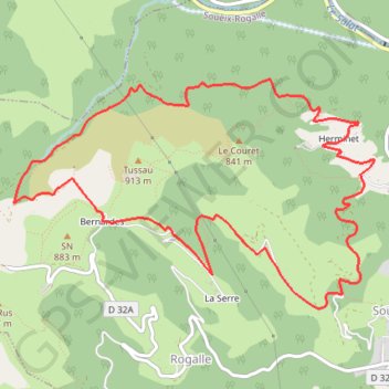 La Vallée de Laspieng GPS track, route, trail