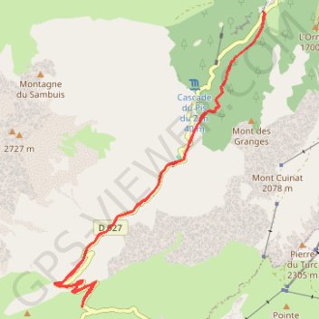 Vallée des Villars et Col du Glandon GPS track, route, trail