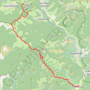 La Colmiane Lantosque GPS track, route, trail