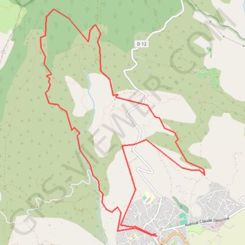 Forcalquier GPS track, route, trail