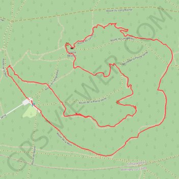 Le Long Rocher GPS track, route, trail