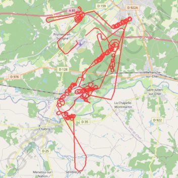 28/04/2022 LFYR (16:11) LFYR (17:44) GPS track, route, trail
