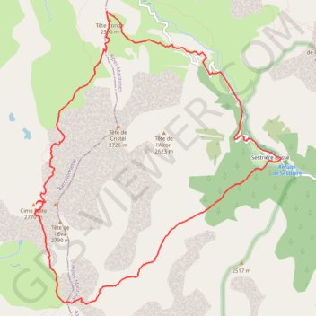 Cime de la Plate GPS track, route, trail