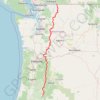 Northern part of the Pacific Crest Trail (PCT) GPS track, route, trail