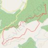 Fontaine du bandit et pointe d' Alziccio GPS track, route, trail