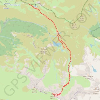 Pic de Léviste GPS track, route, trail