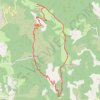 Montagne de COUSPEAU GPS track, route, trail